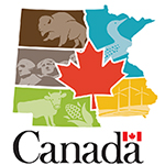Canada logo with states