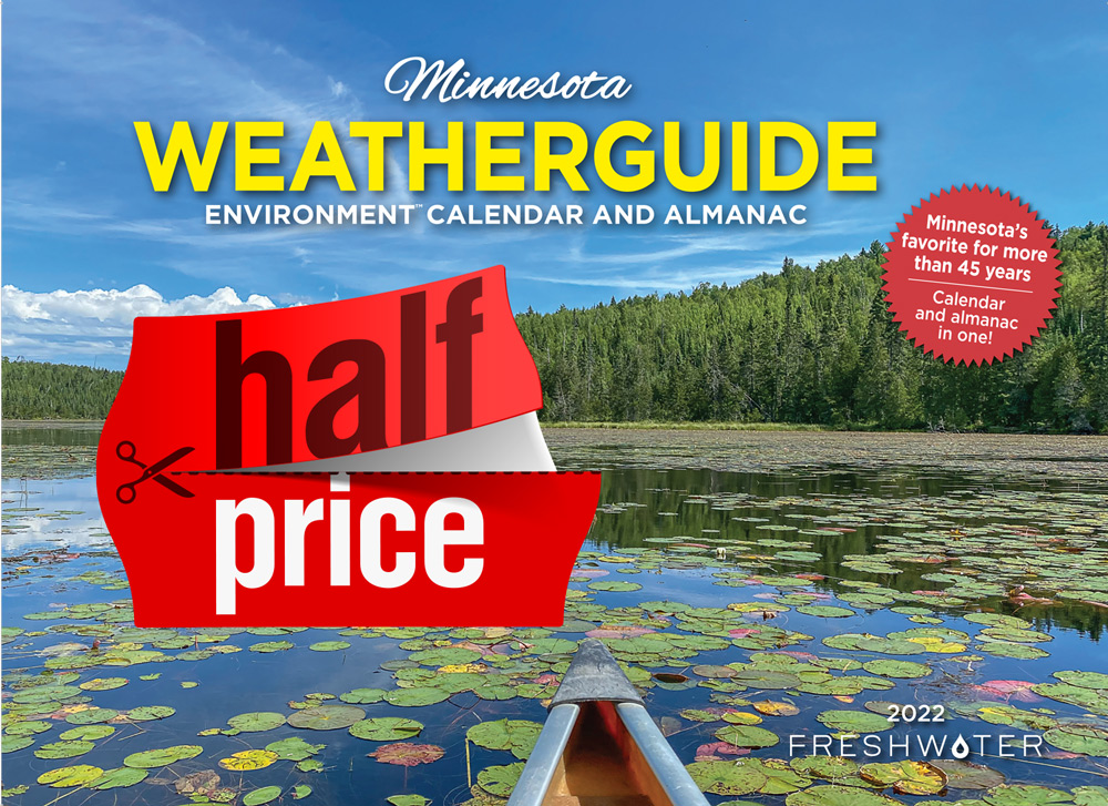Weatherguide calendar cover: Half price