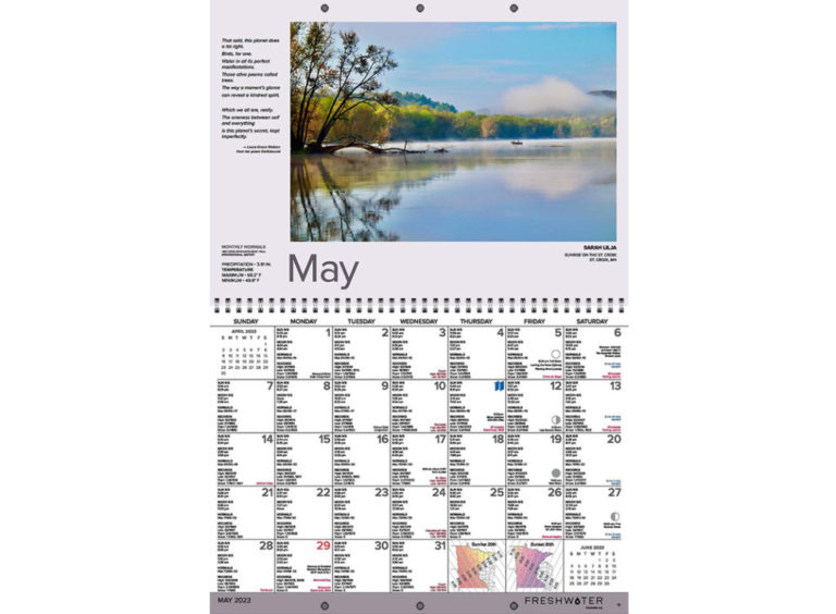 Weatherguide Calendars Freshwater Society