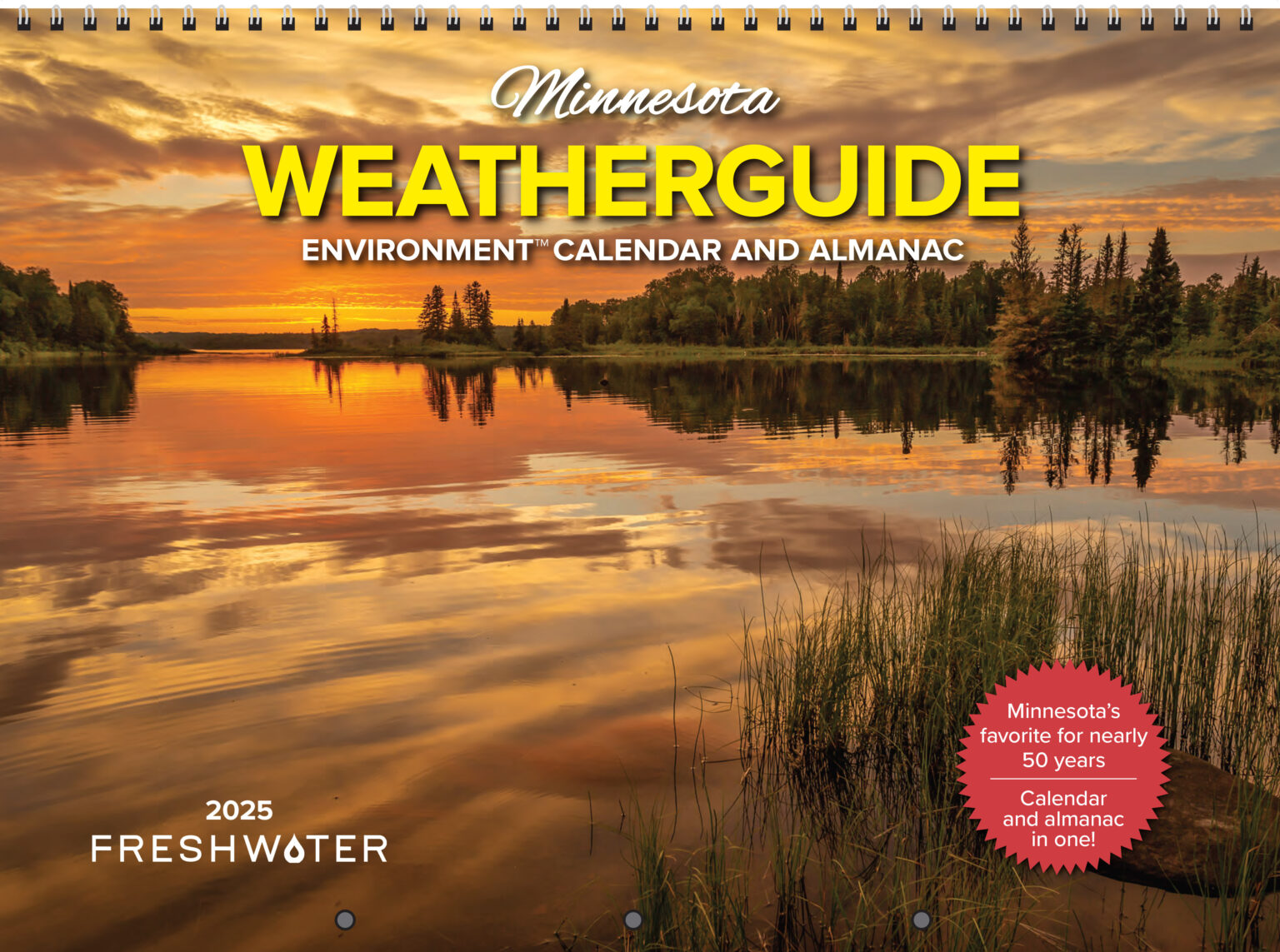 2025 Minnesota Weatherguide Environment™ Wall Calendar Freshwater Society