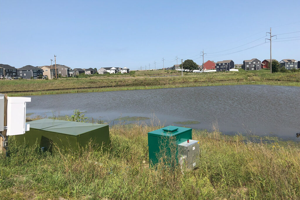 Woodbury stormwater pond