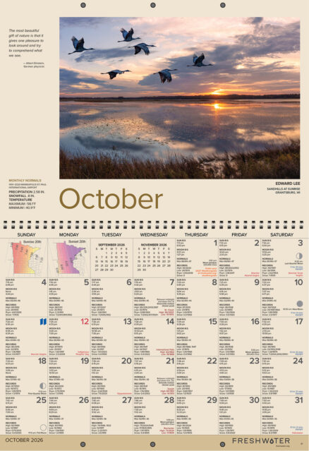 wall calendar monthly spread