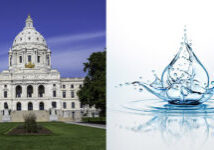 State Capitol and water drop