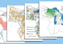 Great Lakes groundwater maps